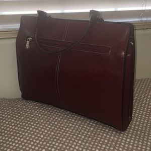rina rich - burgundy handbag